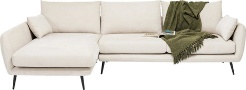 Ecksofa Amalfi Links Creme 275cm