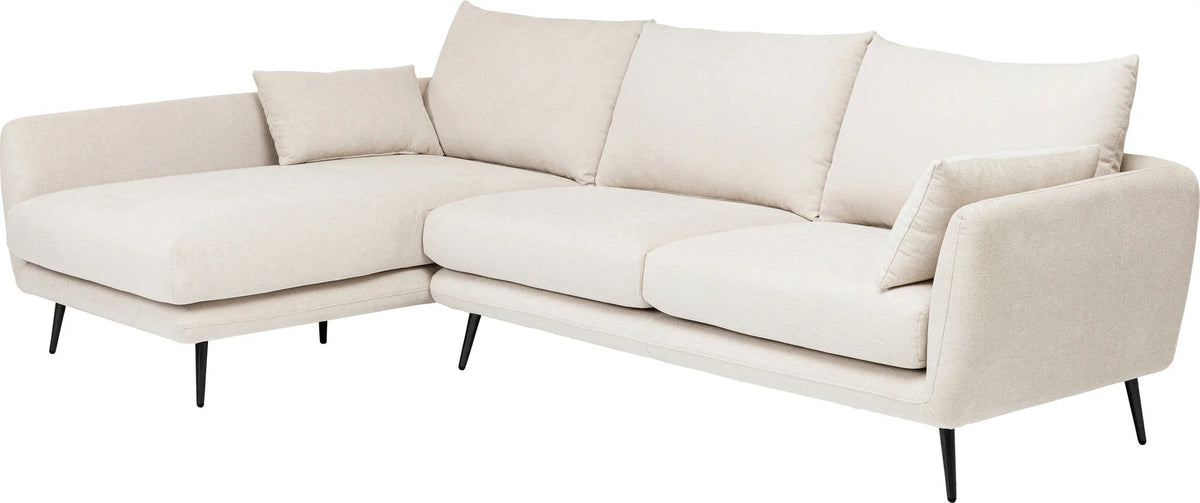 Ecksofa Amalfi Links Creme 275cm