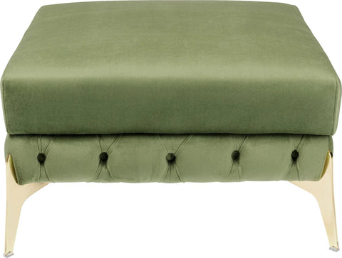 Hocker Bellissima Velvet Grün