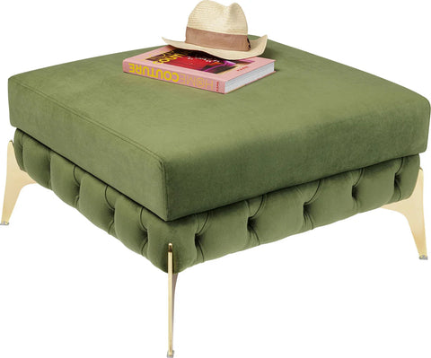 Hocker Bellissima Velvet Grün