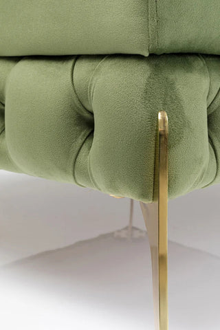 Hocker Bellissima Velvet Grün