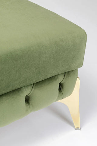 Hocker Bellissima Velvet Grün