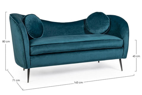 SOFA CANDIS HELLGRAU 2PL