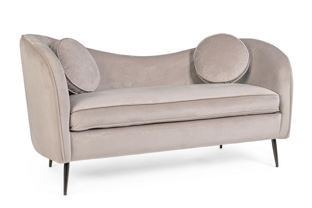 SOFA CANDIS HELLGRAU 2PL