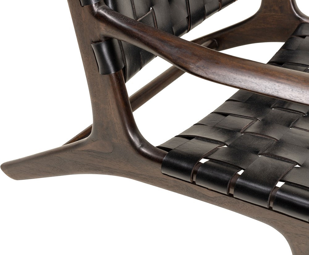 Miss Copenhagen Chair - Black Leather