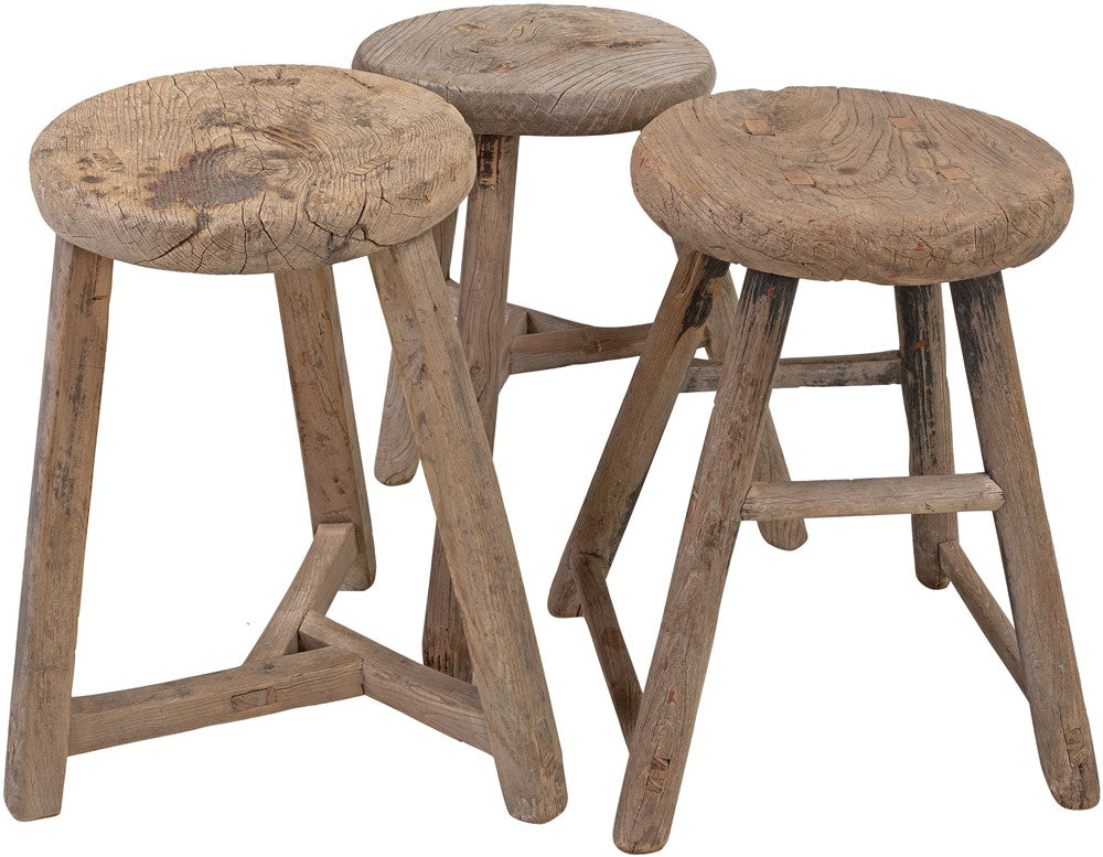 Versmissen Round Stool/Table ⌀ 25-40 x 45-55 cm BadlyBitten