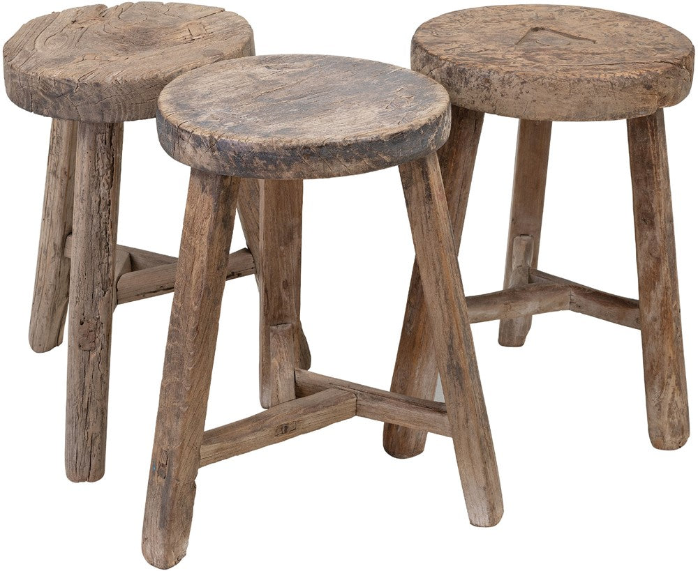 Versmissen Round Stool/Table ⌀ 25-40 x 45-55 cm BadlyBitten