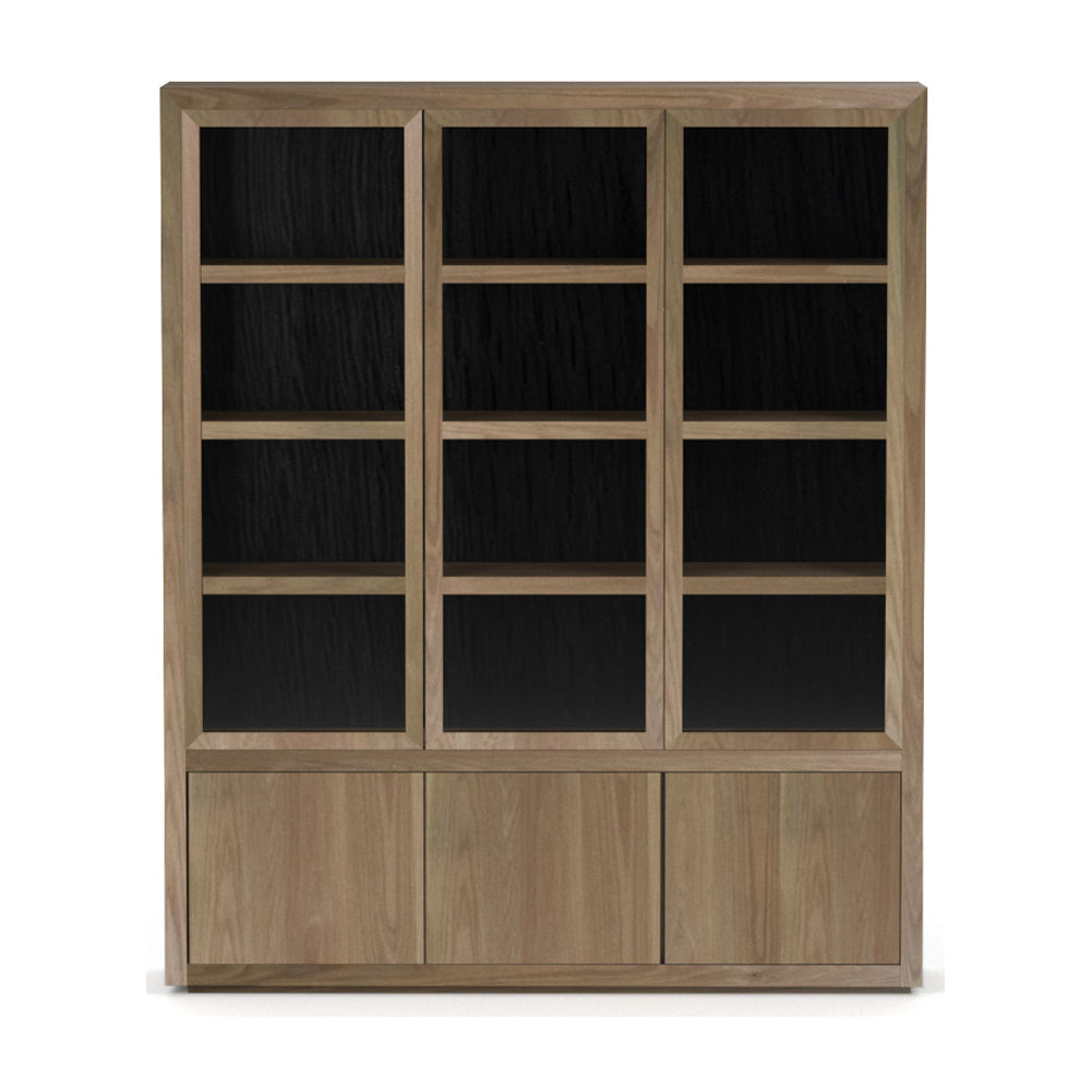 i-catchers Ablageregal Fort 3 Door Cabinet Natural 175 cm x 40 cm x 194 cm BadlyBitten