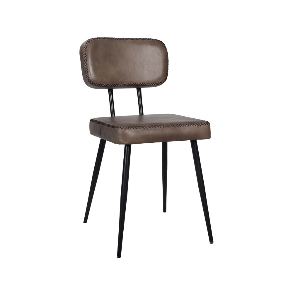 i-catchers Stuhl 2 Pc Interlagos Leather Chair Olive 42 cm x 54 cm x 76 cm BadlyBitten