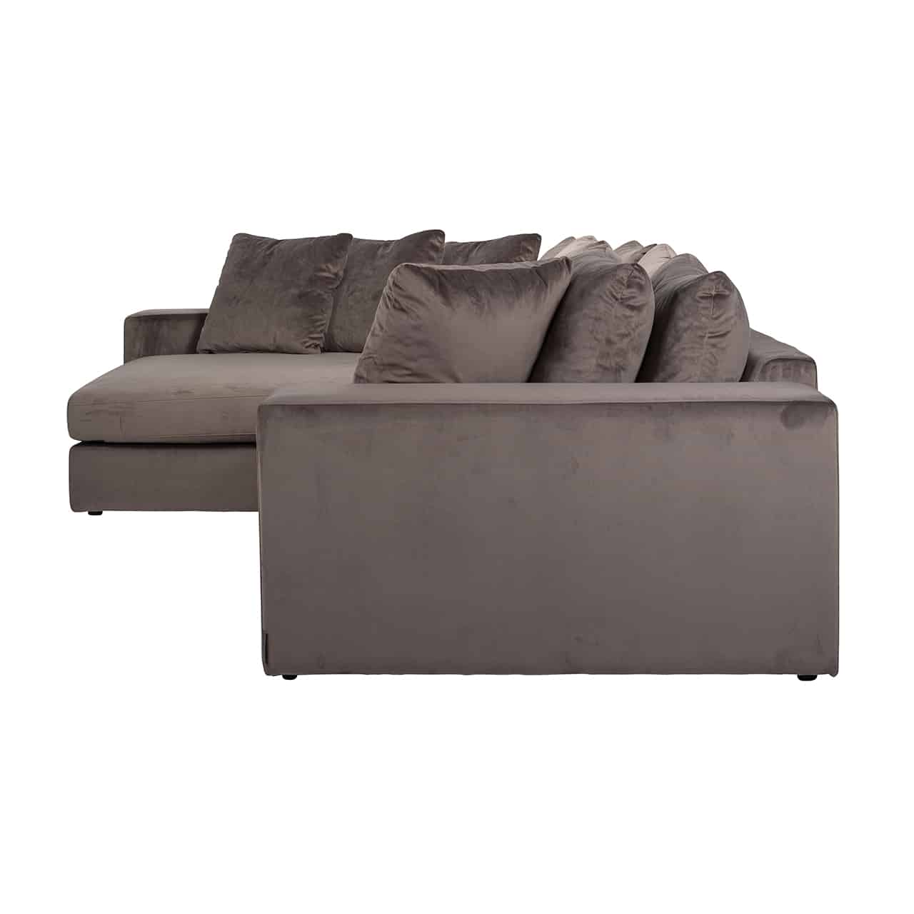 Richmond Interior Couch Juniper 3-Sitzer + Lounge Links/Rechts Stone Velvet Couch BadlyBitten