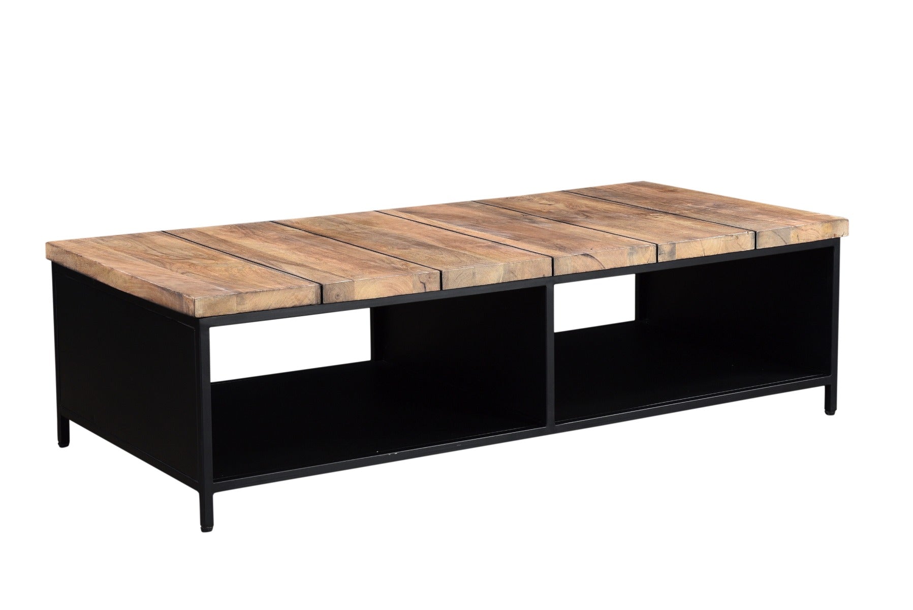 i-catchers Couchtisch Barn Coffee Table With 2 Open Space BadlyBitten