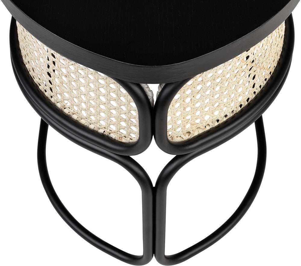 Versmissen Hoops Coffee Table Black 50 x 40 x 45.5 cm BadlyBitten