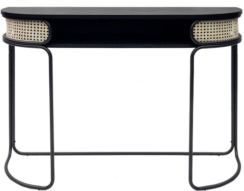 Versmissen Hoops Console Table Black 120 x 36 x 85 cm BadlyBitten