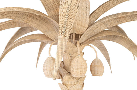 Versmissen Palm Tree Lamp Rattan ⌀ 260 x 280 cm BadlyBitten